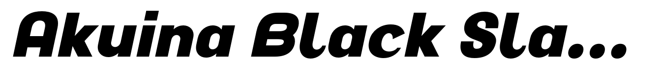 Akuina Black Slanted